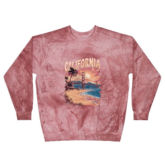 CALIFORNIA GOLDEN GATE BRIDGE BAY AREA Blast Sweatshirts