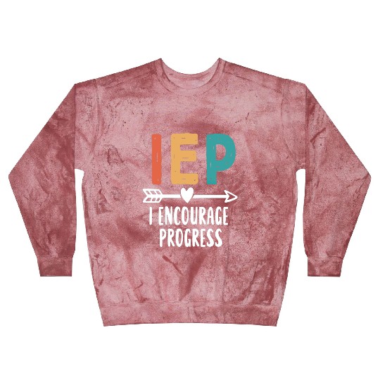 IEP I Encourage Progress Special Education Teacher Blast Sweatshirts