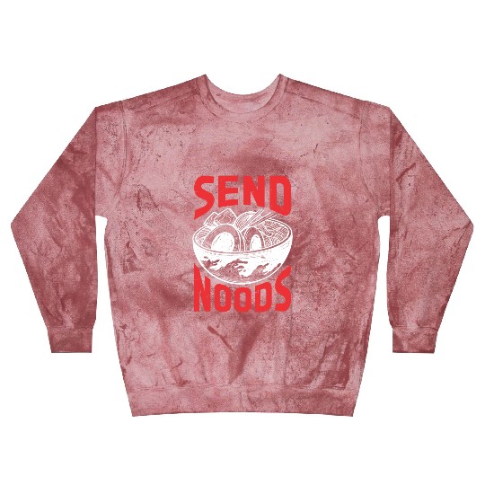 Send Noods Funny Japanese Ramen Noodle Blast Sweatshirts