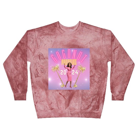 Kamala Harris 2024 Madam President and Coconut Mem Blast Sweatshirts