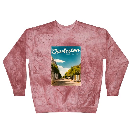 Vintage Travel Charleston South Carolina Retro Blast Sweatshirts