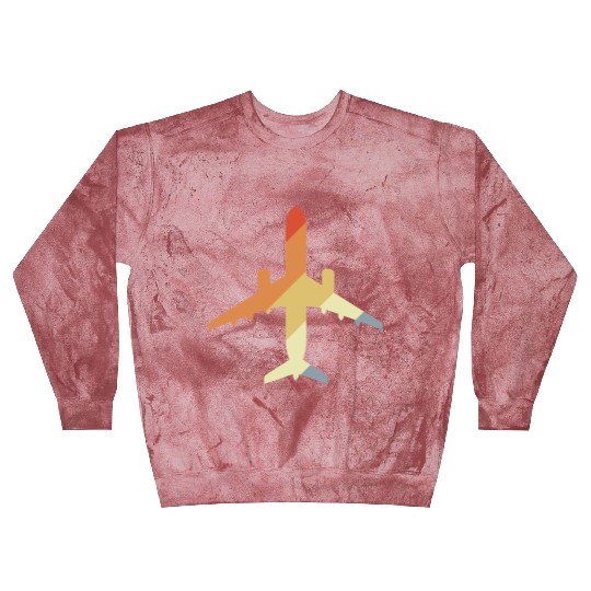 Airplane Graphic Retro Style Blast Sweatshirts