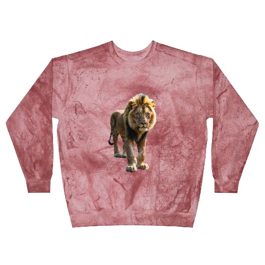 The wild lion, king of the jungle Blast Sweatshirts