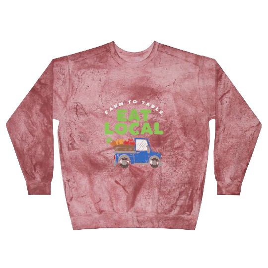 Farmers Market I Eat Local I Organic Food Blast Sweatshirts