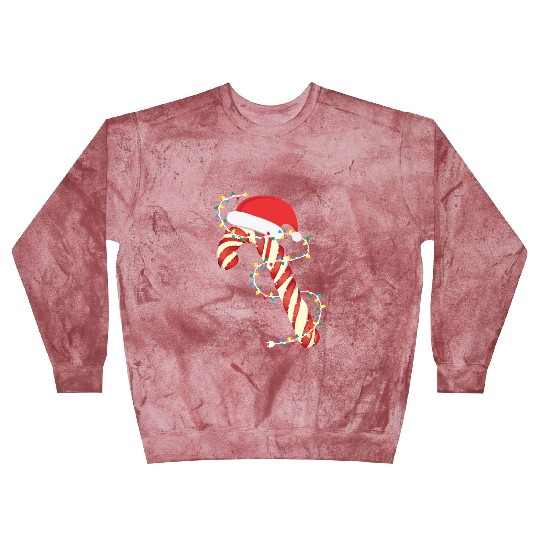 Christmas Candy Cane Santa Xmas Kids Toddler Youth Blast Sweatshirts