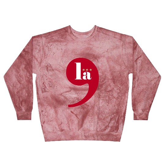Comma La - Kamala Harris 2024 Playful LA Election Blast Sweatshirts
