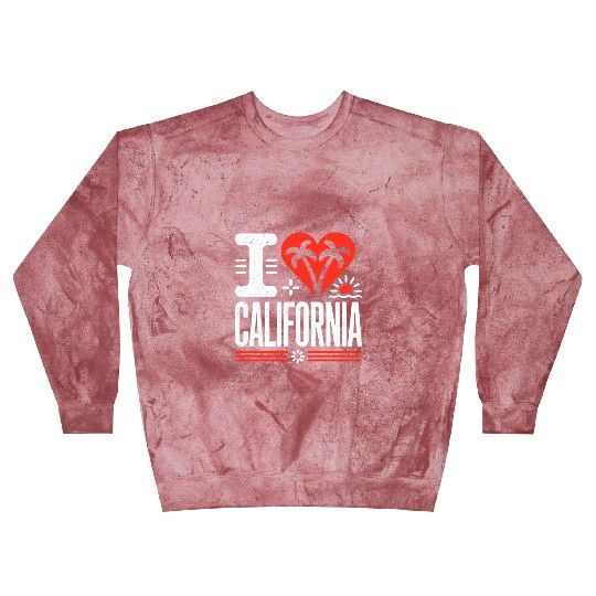 I love California | The Golden State Blast Sweatshirts