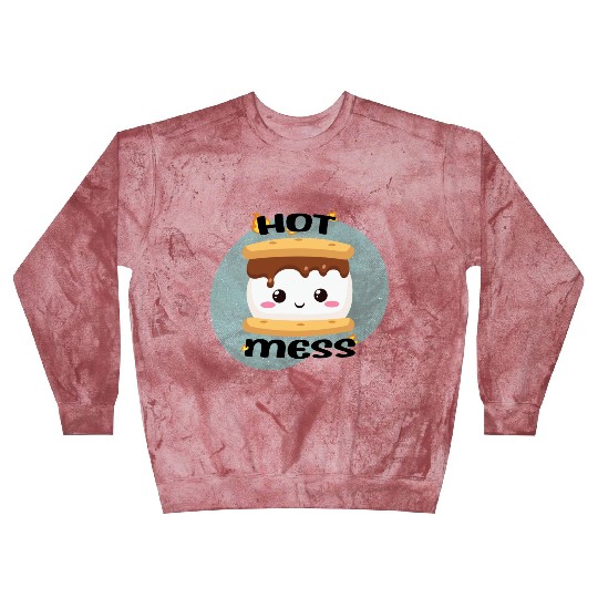 Hot Mess Kawaii S'more Meme Blast Sweatshirts