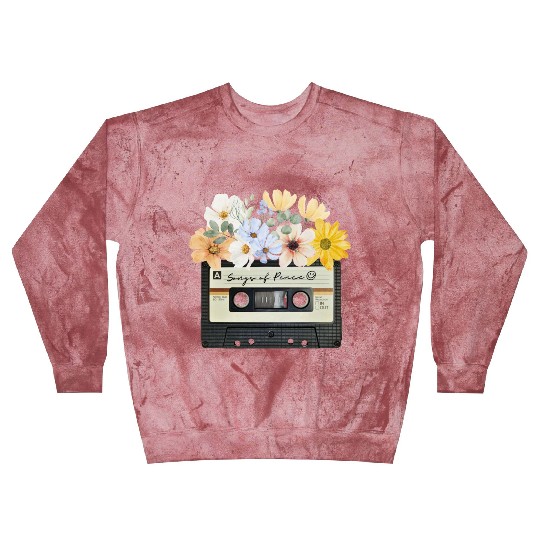 Songs of peace cassette tape Blast Sweatshirts