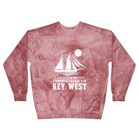 Florida SUNSET SAILING IN KEY-WEST Blast Sweatshirts