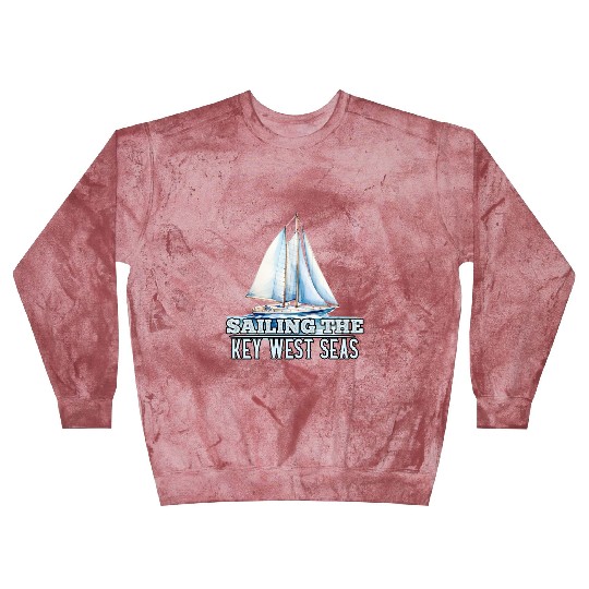 West Keys SAILING THE KEY-WEST SEAS Sailor Blast Sweatshirts