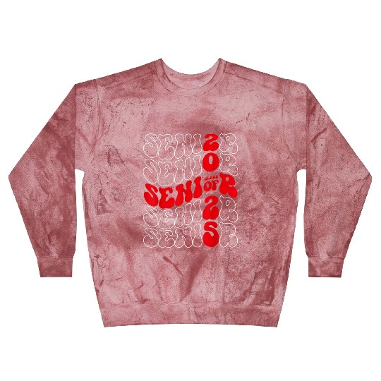 Class of 2025 Senior 2025 Graduation Groovy Back T Blast Sweatshirts