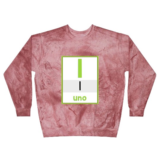Spanish numbers Uno Blast Sweatshirts