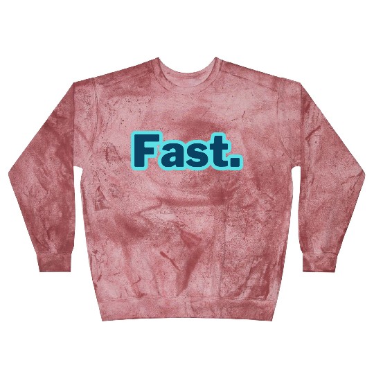 Fast. word typography Blast Sweatshirts