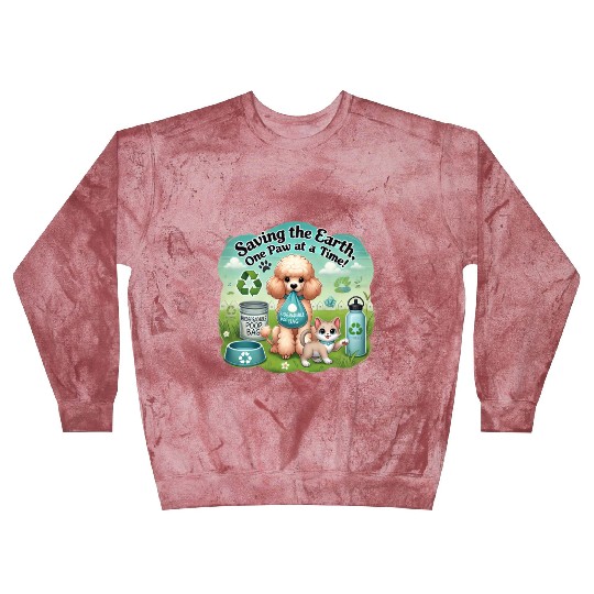 Eco-Friendly Pets Promoting Sustainability Togethe Blast Sweatshirts