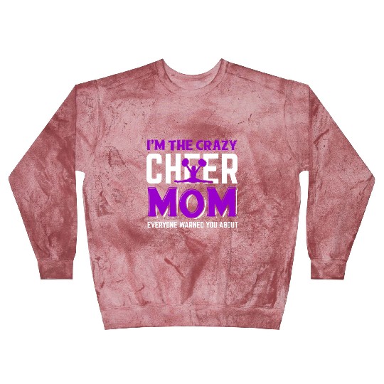 Crazy Cheer Mom Cheerleading Mommy Mother's Day Blast Sweatshirts