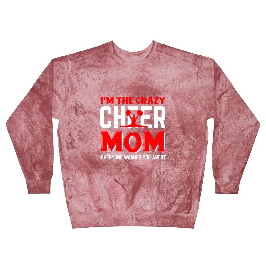 Crazy Cheer Mom Cheerleading Mommy Mother's Day Blast Sweatshirts
