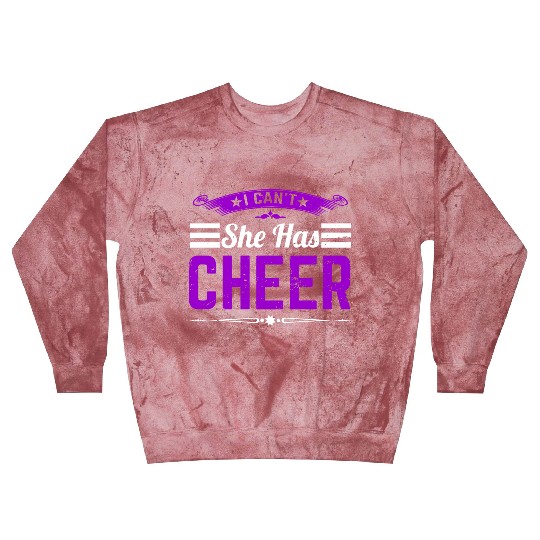 She Has Cheer Mom Cheerleading Mommy Mother's Day Blast Sweatshirts