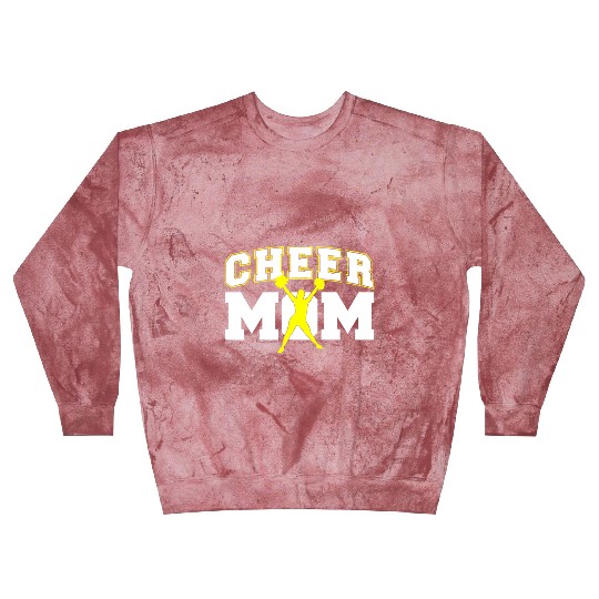 Cool Cheer Mom Art For Women Cheerleader Blast Sweatshirts