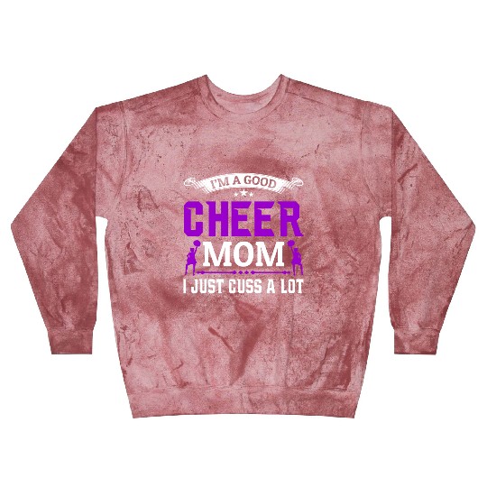 A Good Cheer Mom Cheerleading Mommy Mother's Day Blast Sweatshirts