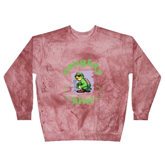 Funny naughty green kiwi bird Blast Sweatshirts