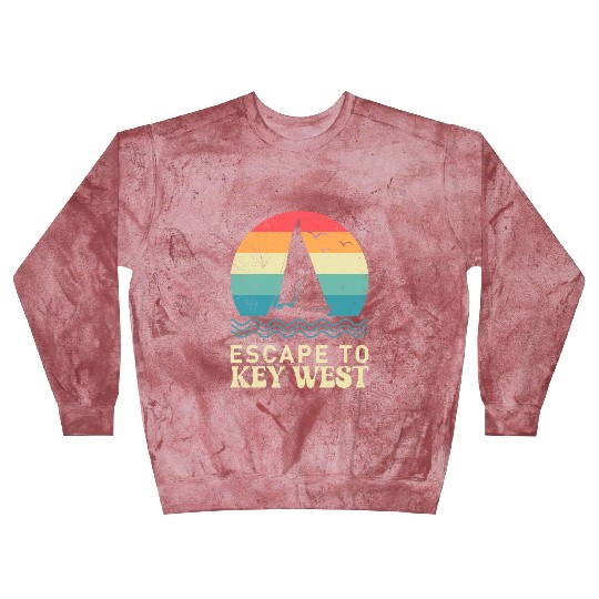 Florida ESCAPE TO KEY-WEST Sailing Florida Blast Sweatshirts