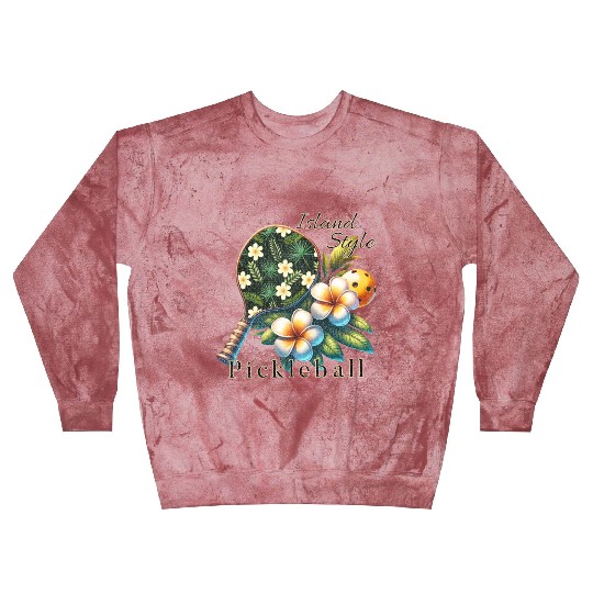 Plumeria Flower Pickleball Blast Sweatshirts