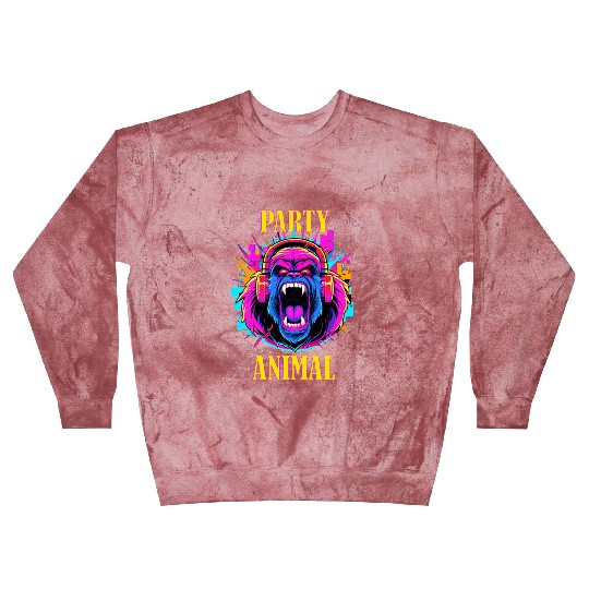 Party Animal Gorilla Style - Blast Sweatshirts Design