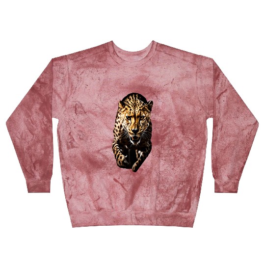 A Cheetah in Motion Blast Sweatshirts