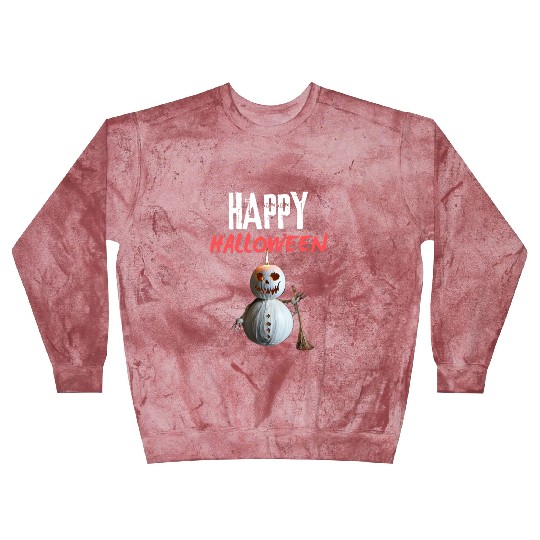 Scary Snowman Halloween - Unique Monster Design Blast Sweatshirts