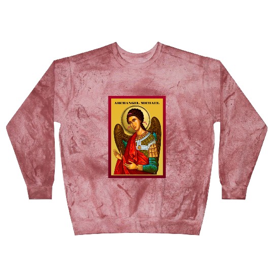 Archangel Michail Orthodox pray icon Blast Sweatshirts