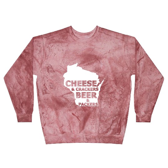 Cheese And Crackers Beer And Packers - Funny Blast Sweatshirts