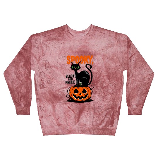 Spooky Black and Proud Blast Sweatshirts
