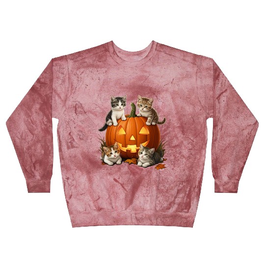 Pumpkin Cat Paws | by Asarteon Blast Sweatshirts