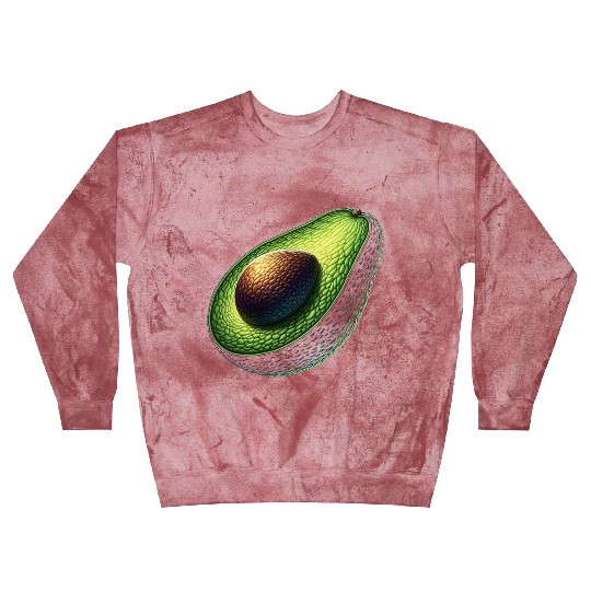 Avocado food art vegan design 6 Blast Sweatshirts