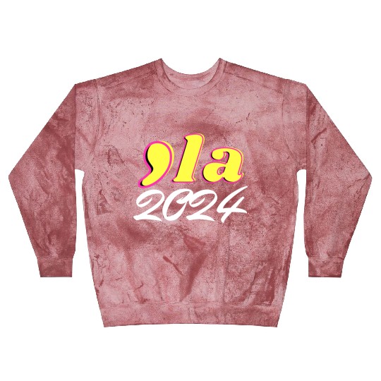kamala harris 2024 president comma la funny t-shir Blast Sweatshirts