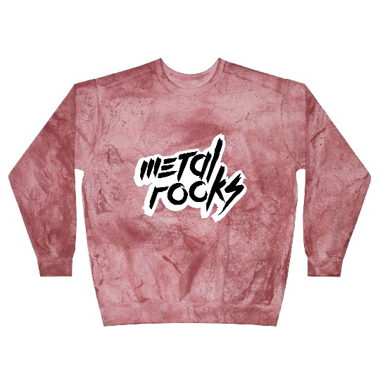 Heavy Metal Rocks Hard Rock Music Text Quote Logo Blast Sweatshirts