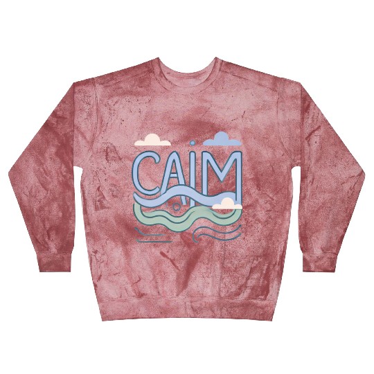 Calm: Peaceful and Minimalist Design Blast Sweatshirts
