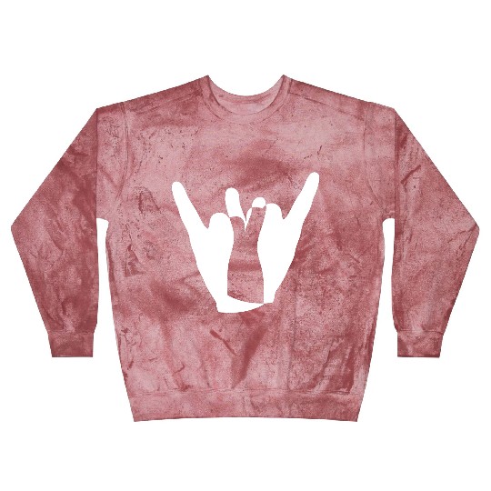 Two heavy metal hard rock horn finger hand gesture Blast Sweatshirts