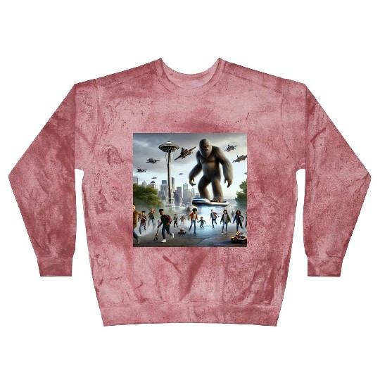 Sasquatch Hoverboard Defender Blast Sweatshirts