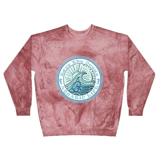 Save The Ocean Blast Sweatshirts