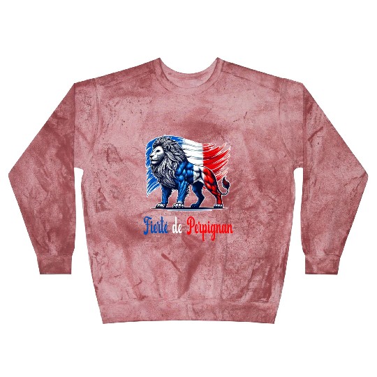 The pride of Perpignan flag design Blast Sweatshirts