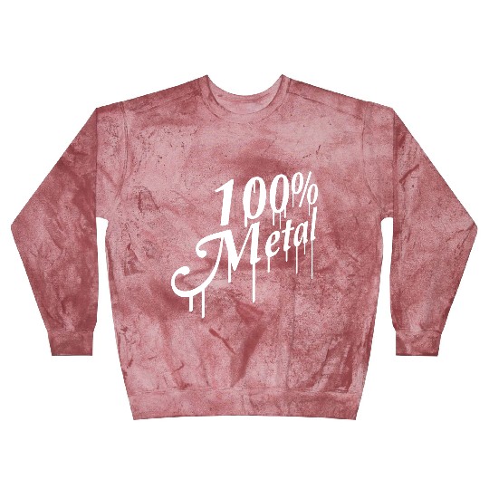 100 % Percent Metal Music Fun Graffiti Drops Stamp Blast Sweatshirts