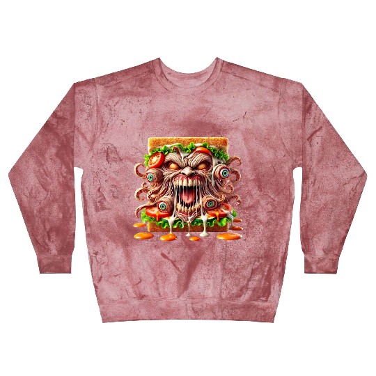 Terrifying Monster Sandwich Blast Sweatshirts