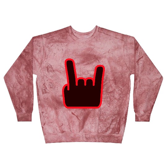 Heavy Metal Fun Hard Rock Music Horns Hand Gesture Blast Sweatshirts