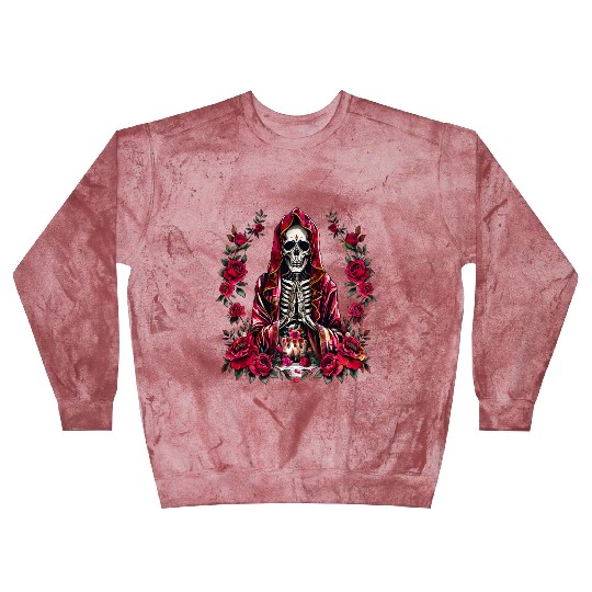 la Santa Muerte Saint Death Blast Sweatshirts