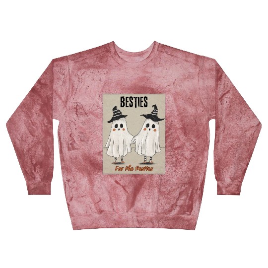 Retro Ghost Besties for the Resties Top Blast Sweatshirts