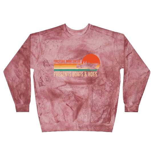 Vintage Retro Prestige Presents Boats And Hoes Blast Sweatshirts