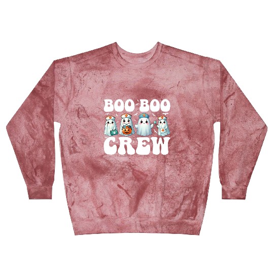 Boo Boo Crew Nurse Gifts Funny Halloween Costume Blast Sweatshirts