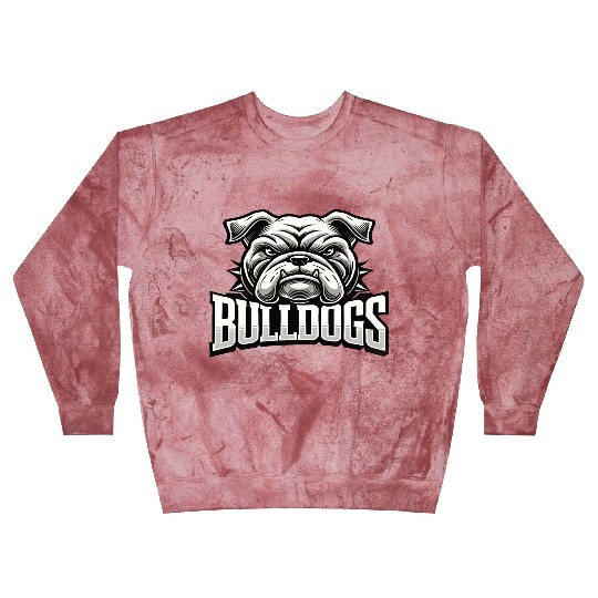 Bulldogs Mascot Back To School Team Spirit Blast Sweatshirts